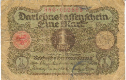 GERMANY P58 1 MARK 1.3.1920   FINE - Other & Unclassified