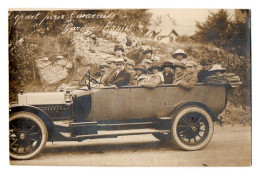 CPA 3441 - 65 - Carte Photo - Automobile - Départ Pour GAVARNIE - Garage ESPIET - Turismo