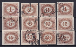 AUSTRIA 1899/1900 - Canceled - ANK 10-12 - PORTO - Complete Set! - Portomarken