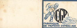 Schweighouse & Paris 19ème * Compagnie Générale Des Papiers C.G.P. * Carte De Visite Ancienne Illustrateur RUDD Rudd - Andere & Zonder Classificatie