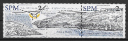 SPM St Pierre & Miquelon N° 785 & 786 Bande Horizontale Neuve ** MNH - Nuevos