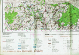 Institut Géographique Militaire Be - "GEMMENICH-BOTSELAAR" - N° 35/5-6 - Edition: 1975 - Echelle 1/25.000 - Cartes Topographiques