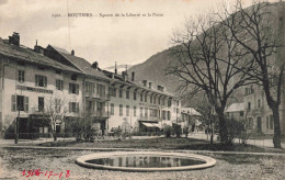 FRANCE - Moutiers -Square De La Liberté Et La Poste - Carte Postale Ancienne - Moutiers