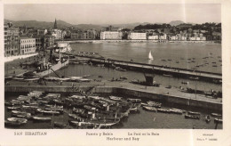 ESPAGNE - Saint-Sébastien - Le Port Et La Baie - Carte Postale Ancienne - Other & Unclassified
