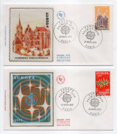 -  4 FDC EUROPA - PARIS 22.4.1972 - - 1972