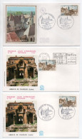 -  3 FDC L'ABBAYE DE CHARLIEU 29.4.1972 - - Abadías Y Monasterios