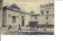 Sevilla, La Entrada De La Casa De Pilatos, Gelaufen - Sevilla