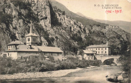 FRANCE - Albertville - Notre Dame De Briançon - L'Eglise Et L'école - Carte Postale Ancienne - Albertville