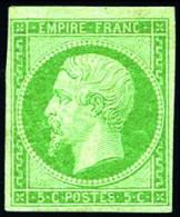 * 12 - 5c. Vert. Belle Nuance. SUP. - 1853-1860 Napoléon III