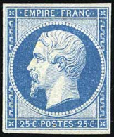 (*) 15d - 25c. Bleu Clair. TB. - 1853-1860 Napoléon III.