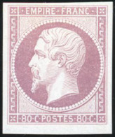 (*) 17 - Essais Du 80c. 14 Pièces De Nuances Différentes. SUP. - 1853-1860 Napoléon III