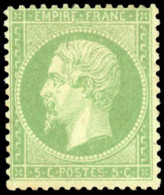 * 20 - 5c. Vert. TB. - 1862 Napoléon III