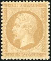 ** 21 - 10c. Bistre. Bon Centrage. TB. - 1862 Napoleon III