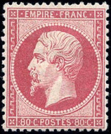 * 24 - 80c. Rose. Excellent Centrage. TB. - 1862 Napoléon III.