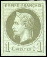 * 25c - 1c. Vert-bronze. ND. Impression Fine De Rothschild. SUP. - 1863-1870 Napoleon III With Laurels