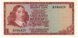 SOUTH AFRICA P109a 1 RAND  1966  Signature 4  #A/36    VF+ - Afrique Du Sud
