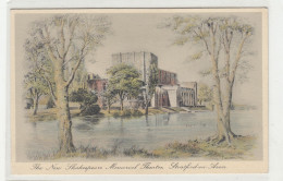 The New Shakespeare Memorial Theatre Stradford-on-Avon Old Postcard Not Posted B230920 - Stratford Upon Avon