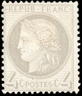 * 52 -  4c. Gris. TB. - 1871-1875 Cérès