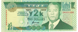 FIJI P102 2 DOLLARS 2000 #2K  COMMEMORATIVE    UNC. - Fiji