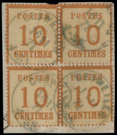 Obl. 5 - 2 Paires De 10c. Sur Fragment Obl. GEBWEILER. TB. - Andere & Zonder Classificatie