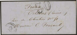 Obl. Précurseur. Lettre Manuscrite De SEBASTOPOL Le 28 Mars 1856 Contenant Des Informations Sur KAMIECH Frappée Du CàD D - 1849-1876: Période Classique