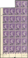 ** Petit Lot De Timbres Avec Surcharge Déplacée. 50 Pièces. B. - Sonstige & Ohne Zuordnung