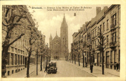 Belgique - Bruxelles - Etterbeek - Avenue Jules Malou Et Eglise St.-Antoine - Lanen, Boulevards