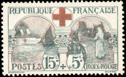 ** 156 - 15c. + 5c. Infirmière Noir Et Rouge. TB. - Autres & Non Classés