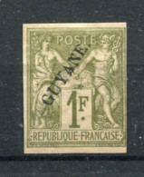 !!! GUYANE, N°15 NEUF SANS GOMME - Unused Stamps