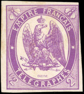 * 4 - 2F. Violet. Très Frais. Marge Touchée. - Telegraph And Telephone