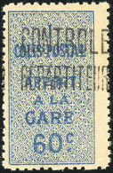 ** 7A - Colis-postaux. 60c. Bleu. Cachet ''CONTROLE REPARTITEUR'' En Noir. TB. - Andere & Zonder Classificatie