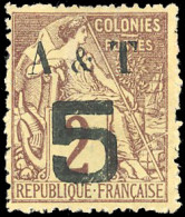 (*) 3 - 5 S/2c. Lilas-brun S/paille. Bon Centrage Pour Ce Timbre Rare. N'existe Pas Avec Gomme Originale. SUP. - Other & Unclassified