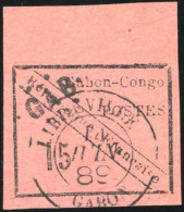 Obl. 14 - 15c. Rose. Obl. Haut De Feuille. SUP. - Autres & Non Classés