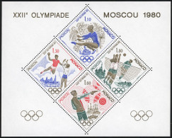 ** 11+ 12 - Blocs Et Feuillets. Blocs Spéciaux S/papier Gommé. JO De Moscou X 5 Et JO De Lake Placid X 5. SUP. - Other & Unclassified