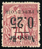 (*) 17a - Timbres-Taxe. Réimpression. Surch. Renversée. TB. - Autres & Non Classés