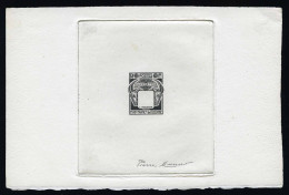 (*) Timbres-Taxe. Petit épreuve En Noir. Sans Chiffre Dans Le Cartouche. Signé. (1948). TB. - Other & Unclassified