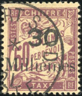 Obl. 4 - Timbres-Taxe. 30m. S/50c. Lilas. Obl. TB. - Andere & Zonder Classificatie