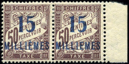 ** 5c / 8c - Timbres-Taxe. Variété Surch D Sans Accent Sur E Tenant à Normal. TB. - Other & Unclassified