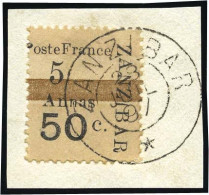 Obl. 45a - 5a. Brun Clair. Type V. Obl. S/petit Fragment. SUP. - Sonstige & Ohne Zuordnung