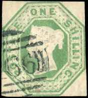 Obl. SG#54 - 1sh. Pale Green. Cancellation On The Left. VF. - Autres & Non Classés