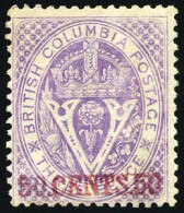 (*) SG#16 - 50c. S/3p. Violet. VF. - Other & Unclassified