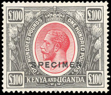* SG#105s - 100£. Red And Black Overprinted "SPECIMEN", Part Original Gum. SUP. - Other & Unclassified