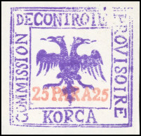 * 37A - 25 PARA 25 Violet S/verdâtre. TB. - Albanië