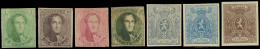 * COB#0 - Petit Lot D'essais De Différentes Couleurs. 4 Médaillons Et 3 Lyons (1866). TB. - Autres & Non Classés