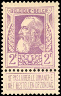 ** COB#80 - 2F. Lilas. Leopold II. Type Grosse Barbe. TB. - Autres & Non Classés