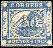 (*) 1 - BARQUITOS. 2p. Bleu. TB. - Autres & Non Classés