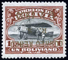 * 3A / 3F - Poste Aérienne. Série Complète. Surcharge Renversée. TB. - Bolivië