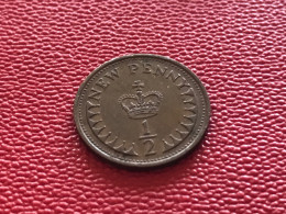 Münze Münzen Umlaufmünze Großbritannien 1/2 Penny 1977 - 1/2 Penny & 1/2 New Penny