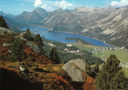 1 AK Schweiz * Blick Auf Den Ort Sils Im Engadin – Luftbildaufnahme – Kanton Graubünden * - Sils Im Engadin/Segl