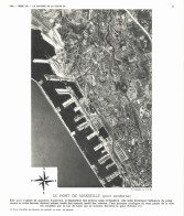 Photo  -  Reproduction -  Le Port De Marseille + Extrait De Carte D'Etat Major - Europa